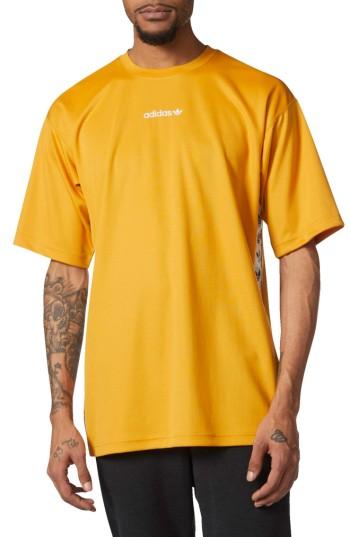 Men's Adidas Originals Tnt Tape T-shirt - Yellow | LookMazing