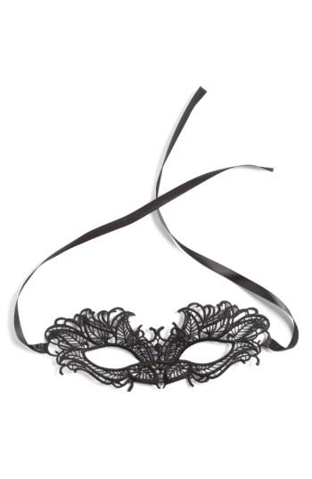Cara Masquerade Lace Mask, Size - Black