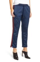 Women's Pam & Gela Stripe Crop Track Pants, Size - Blue