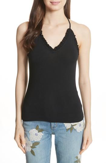Women's Rebecca Taylor Racerback Camisole - Black