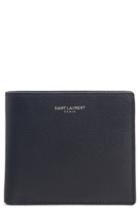 Men's Saint Laurent Classic Leather Wallet - Black