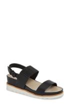 Women's T Tahari Grace Wedge Sandal .5 M - Black