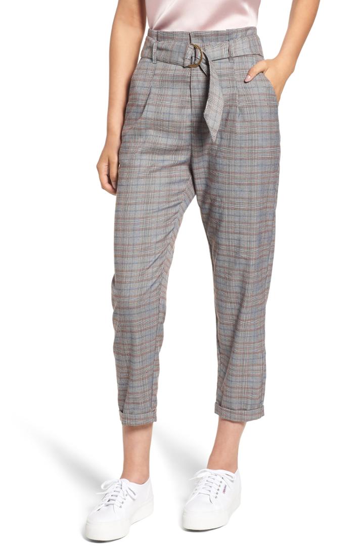 Women's Heartloom Clover Plaid Crop Pants