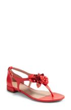 Women's Tory Burch Blossom Sandal M - Red