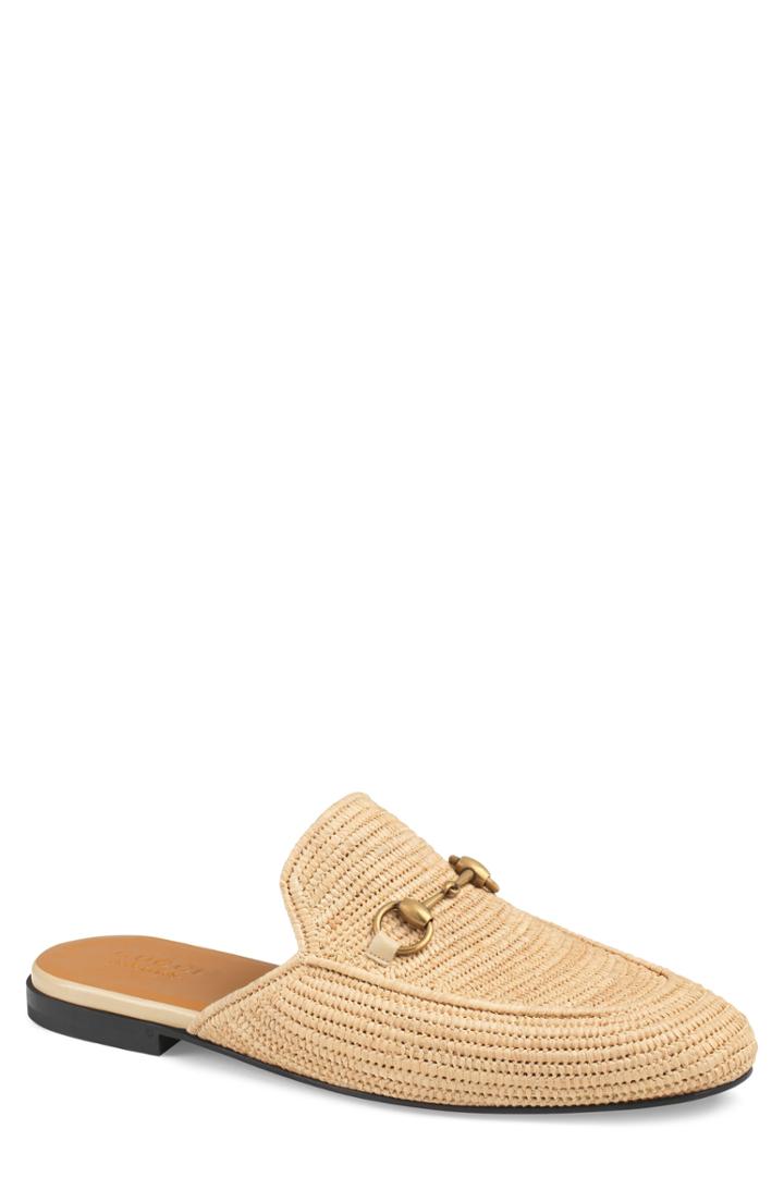 Men's Gucci Straw Kings Slipper