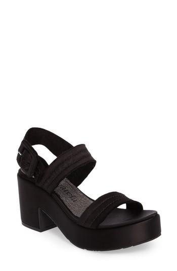 Women's Pedro Garcia Decima Platform Sandal .5us / 37.5eu - Black