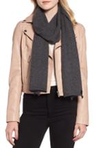 Women's Allsaints Rolled Ends Wool & Cashmere Scarf, Size - Grey