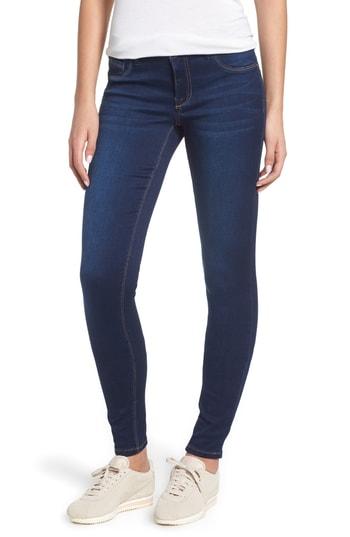Women's 1822 Denim Long Butter Skinny Jeans - Blue