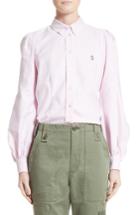 Women's Marc Jacobs Bishop Sleeve Oxford Shirt