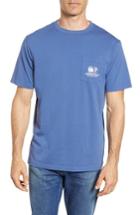 Men's Vineyard Vines Patchwork Whale Pocket T-shirt - Blue