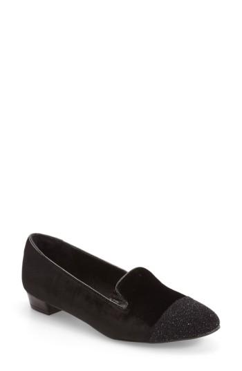 Women's Isola 'coventry' Cap Toe Loafer .5 M - Black