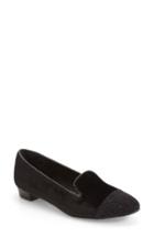 Women's Isola 'coventry' Cap Toe Loafer .5 M - Black