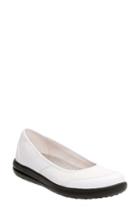 Women's Clarks Jocolin Myla Flat N - White