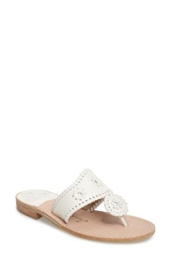 Women's Jack Rogers 'palm Beach' Sandal W - White