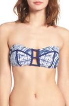 Women's Roxy Visual Touch Bandeau Bikini Top