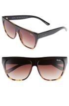 Women's Quay Australia X Tony Bianco Drama By Day 55mm Square Sunglasses - Tort/ Brown