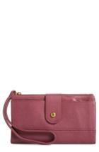 Women's Hobo Colt Leather Wallet - Purple