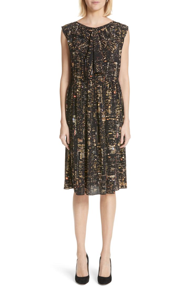 Women's Marc Jacobs City Print Silk Dress