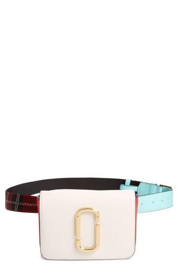 Marc Jacobs Hip Shot Convertible Crossbody Bag - White