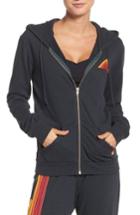 Women's Aviator Nation Mountain Stripe Zip Hoodie