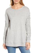 Women's Caslon Scrunch Sleeve Sweatshirt - Blue