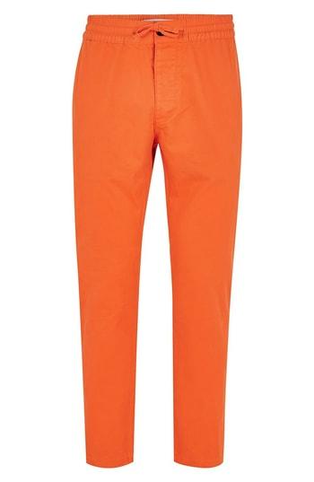 Men's Topman Tapered Fit Jogger Pants R - Orange