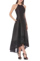 Women's Carmen Marc Valvo Infusion High/low Mikado Gown