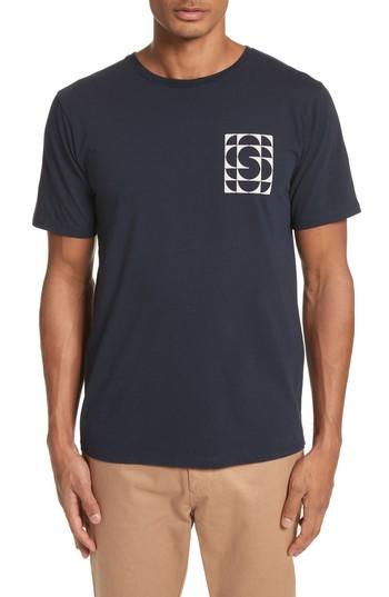 Men's Saturdays Nyc Kaleidoscope Graphic T-shirt - Blue
