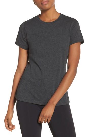 Women's New Balance Heather Tech Tee - Black