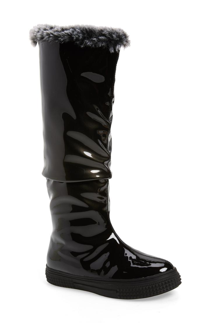 Women's Aquadiva Icon Faux Fur Lined Waterproof Boot .5 M - Grey