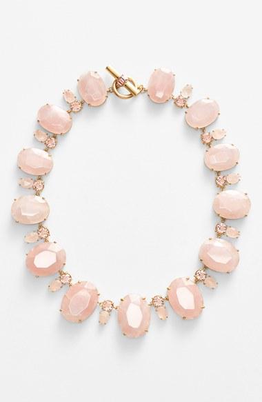 Women's Lauren Ralph Lauren Rose Quartz Collar Necklace