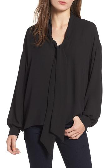 Women's Bailey 44 Balalaika Scarf Neck Blouse - Black