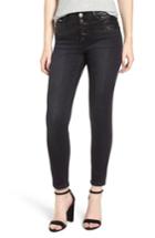 Women's Current/elliott The Fused Stiletto High Waist Skinny Jeans - Black