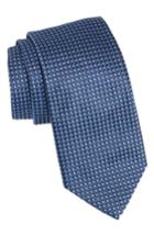 Men's Hugo Boss Dot Silk Tie, Size - Blue