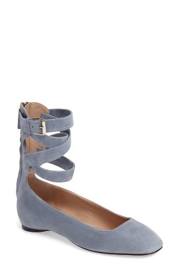 Women's Valentino Ankle Wrap Ballet Flat .5us / 35.5eu - Blue