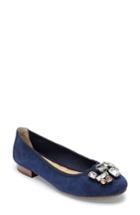 Women's Me Too Sapphire Crystal Embellished Flat .5 M - Blue