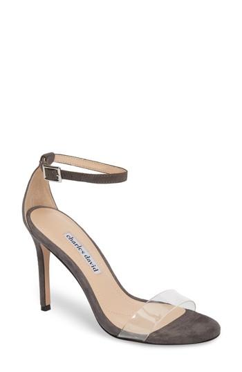 Women's Charles David Cristal Sandal M - Grey