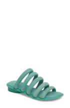 Women's Kelsi Dagger Brooklyn Saga Strappy Slide Sandal .5 M - Green