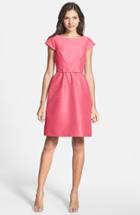 Women's Alfred Sung Woven Fit & Flare Dress - Pink