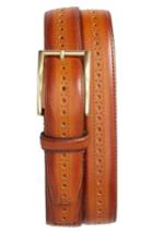 Men's Cole Haan Perforated Leather Belt - British Tan