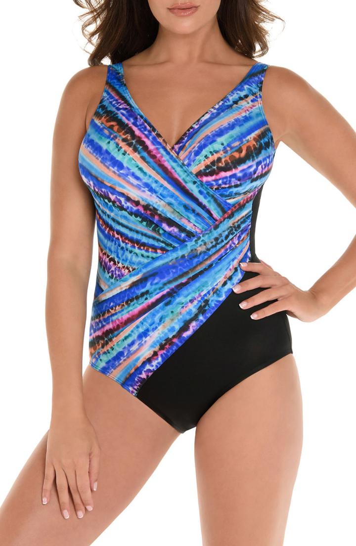 Women's Miraclesuit Animal Spectrum Oceanus One-piece Swimsuit