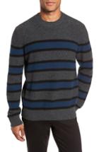 Men's Vince Fit Stripe Cashmere Sweater