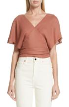 Women's Jacquemus Dalil Wrap Top Us / 36 Fr - Coral