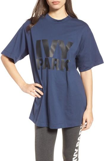 Women's Ivy Park Oversize Logo Tee - Blue