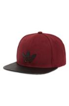 Men's Adidas Originals Ori Trefoil Snapback Baseball Cap - Red