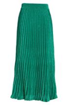 Women's Maje Jupette Pleated Midi Skirt