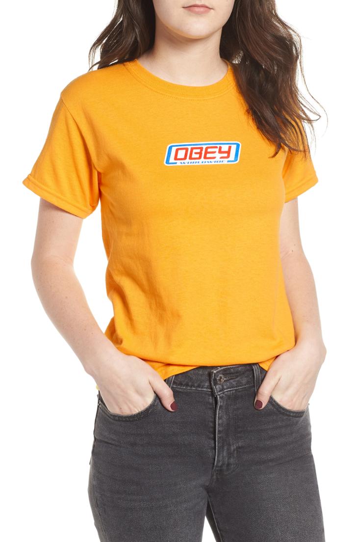 Women's Obey Foreign Candy Shrunken Tee