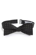 Men's Calibrate Black Shimmer Bow Tie