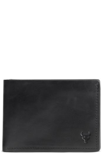 Men's Trask Colton Super Slim Wallet - Black