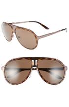 Men's Carrera Eyewear 59mm Aviator Sunglasses - Brown Havana/ Brown